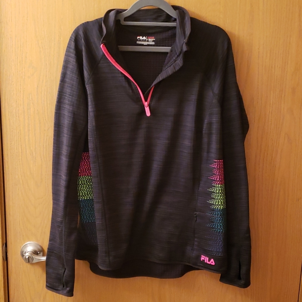 🚫SOLD🚫 Fila sport running half zip top